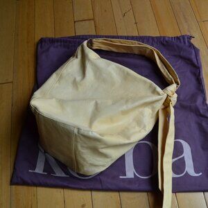 Kooba Leather Shoulder Bag Lemon